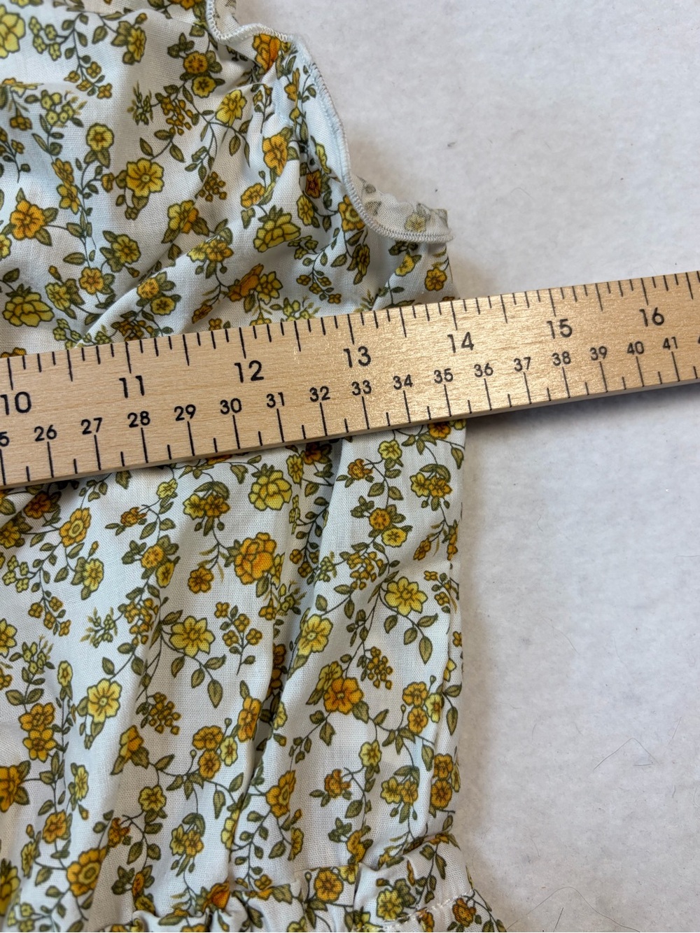 Floral Ruffle Top, Small, NWOT, Cottagecore Coquette Romantic Ren Faire - Picture 5 of 9